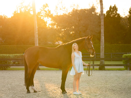 Fine art horse and rider photography featuring Claire and Lady Loma during a private client equine portrait session in Wellington, Florida