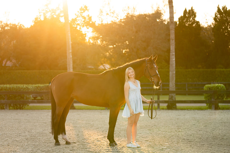 Fine art horse and rider photography featuring Claire and Lady Loma during a private client equine portrait session in Wellington, Florida