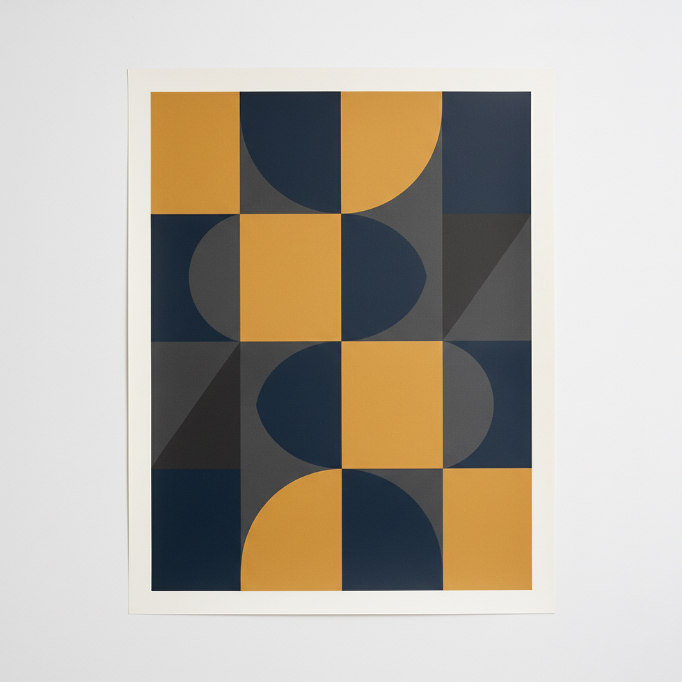 Abstract Geometric Print