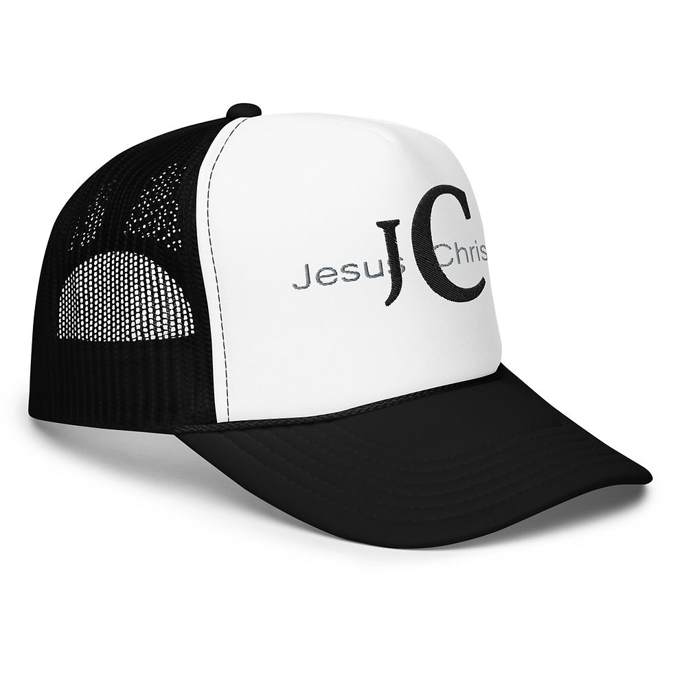 Thumbnail: JC Jesus Christ fashion brand Foam trucker hat