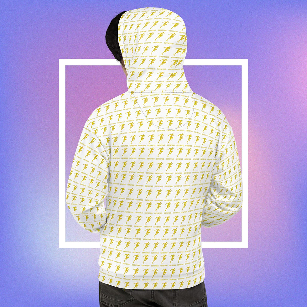 Thumbnail: GetSetGo Unisex all over print Hoodie