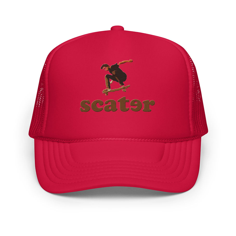 Thumbnail:  "Scater" design Foam trucker hat