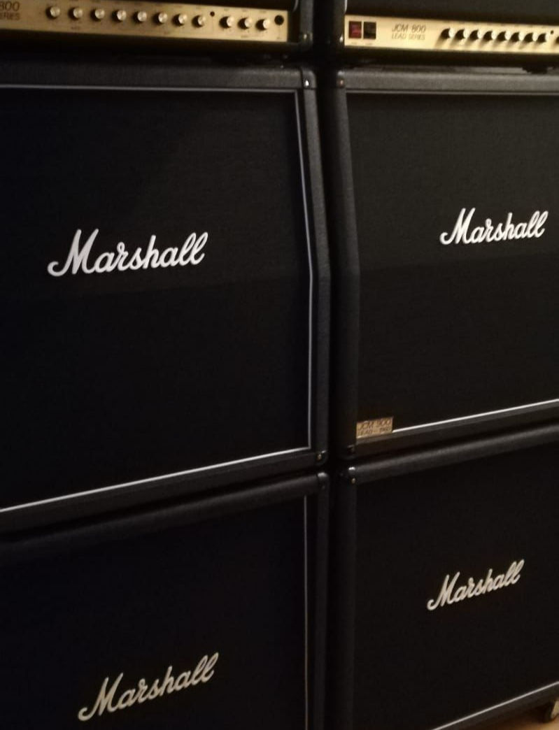 Guitar amplifier live on stage