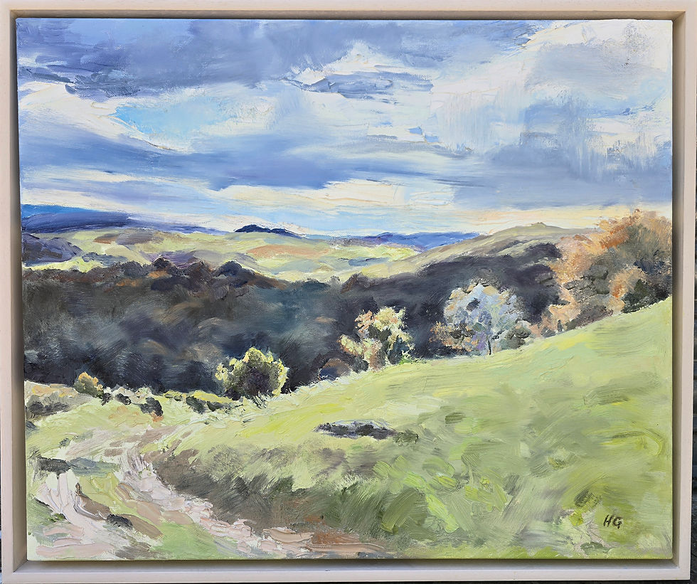 Painting "The White Horse" by Fifi Charrington