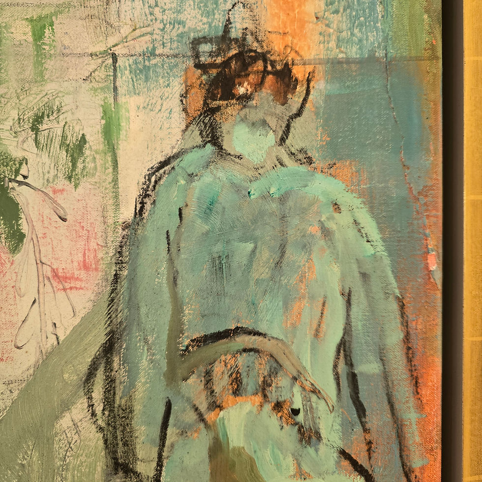 Thumbnail: Susan Kirkman's 'The Light House II', abstract seated figure.