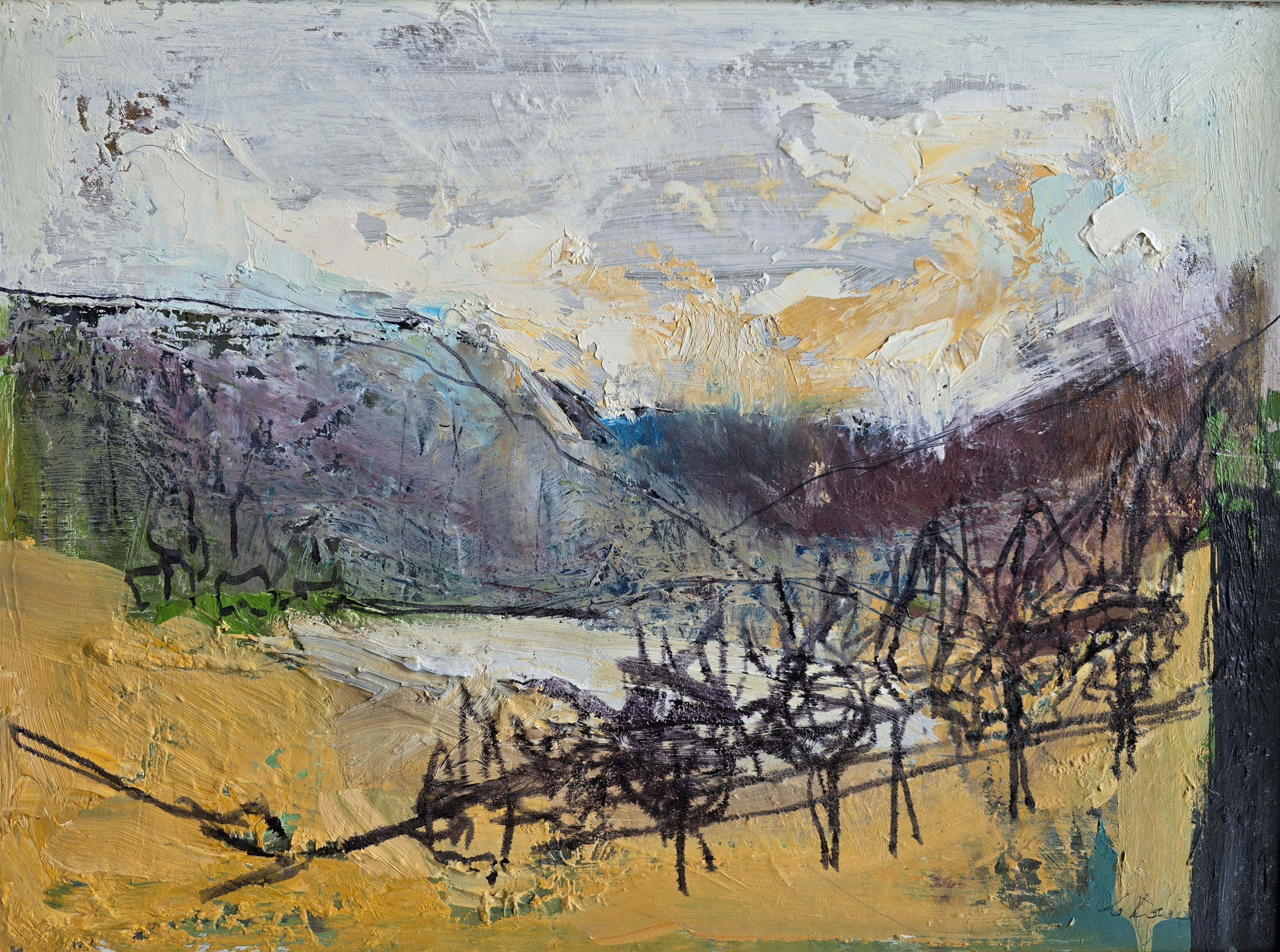 Carol Davis "The Lake In Winter"