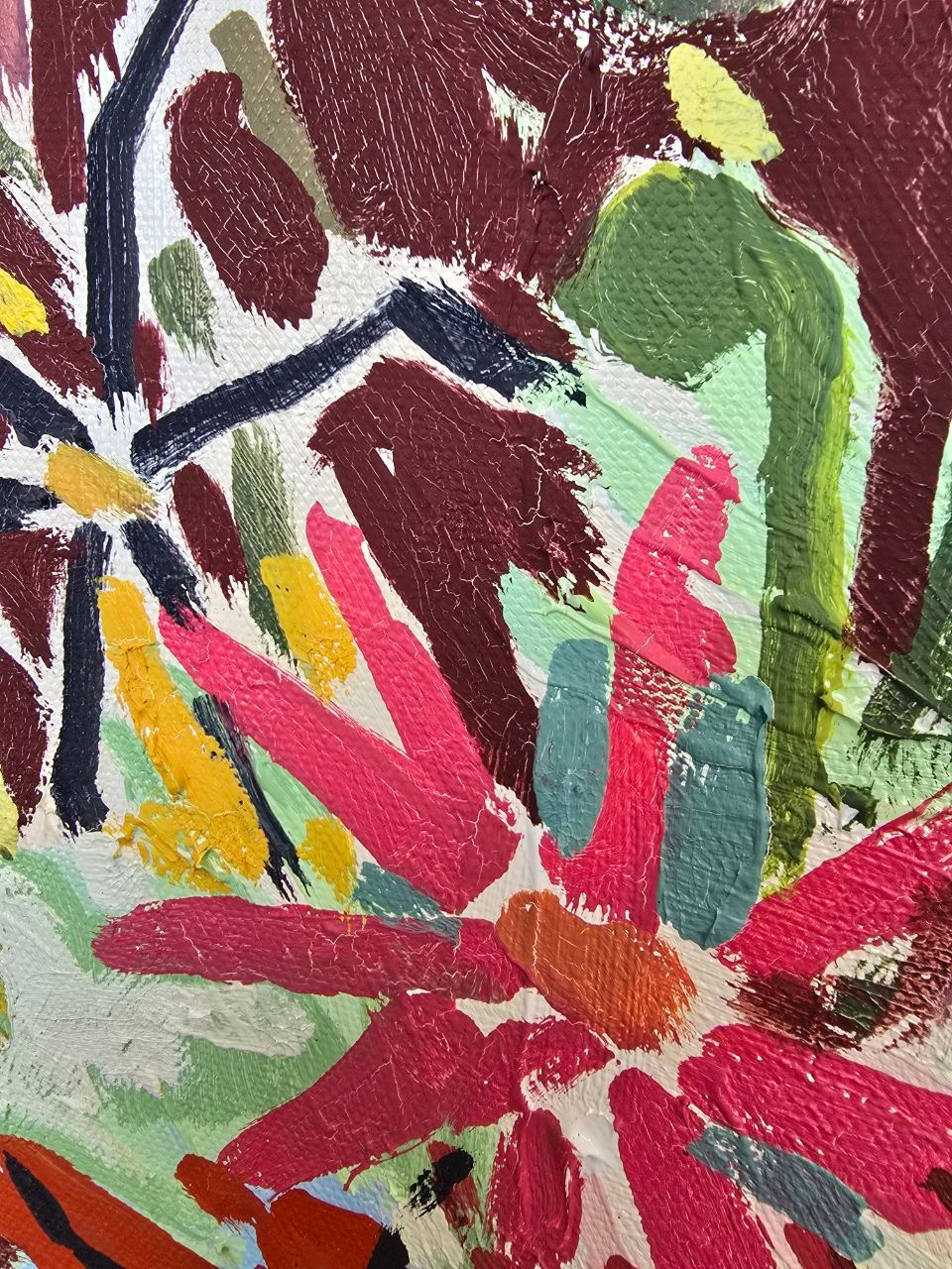 Thumbnail: Sally Newton ''Burgundy and yellow shadow''