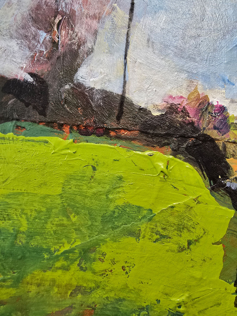 Thumbnail: Abstract painting by Charlotte Kantharia