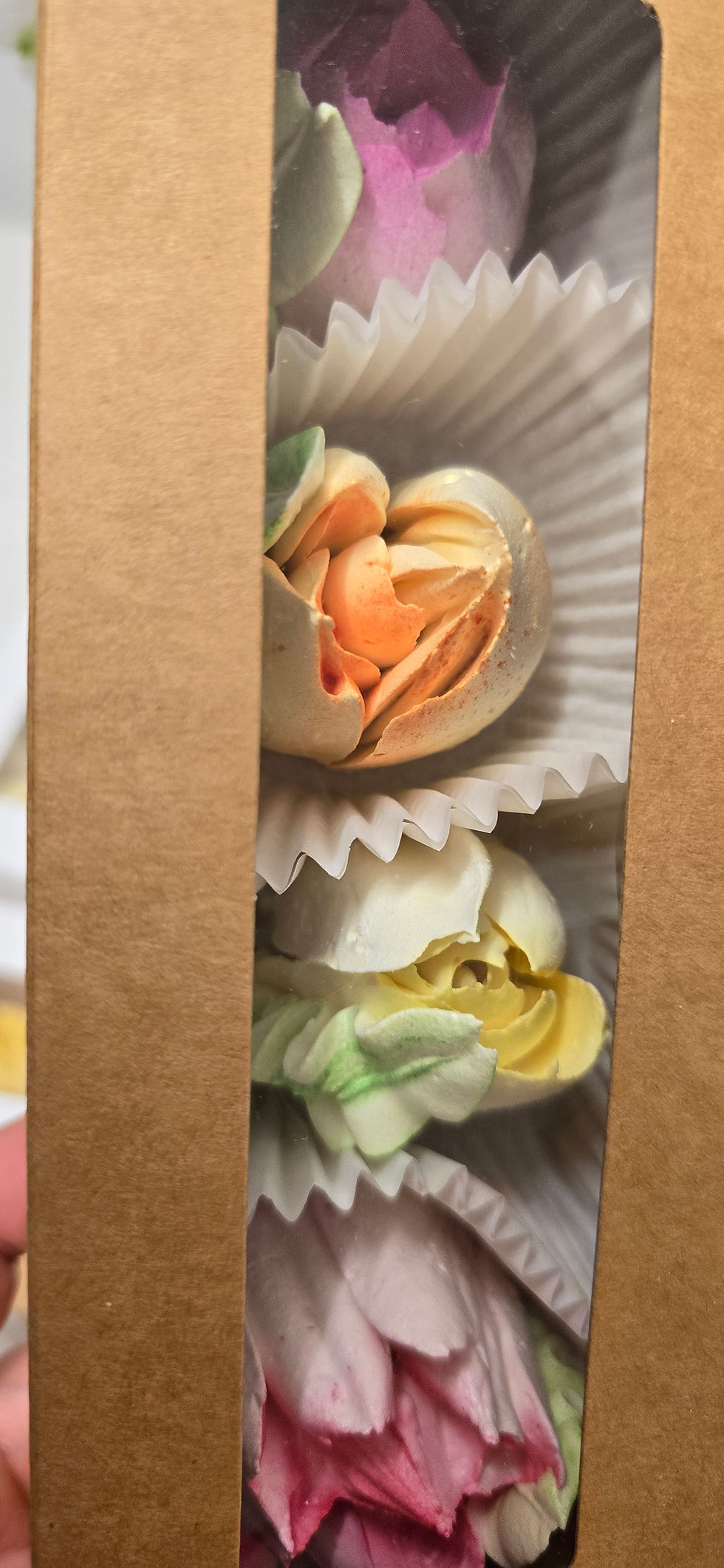 Thumbnail: Box of zefir flowers - tulips