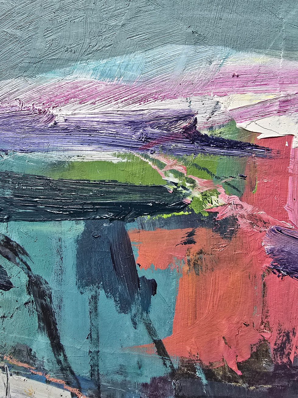 Thumbnail: Susan Kirkman 'The Light House II' abstract with texture