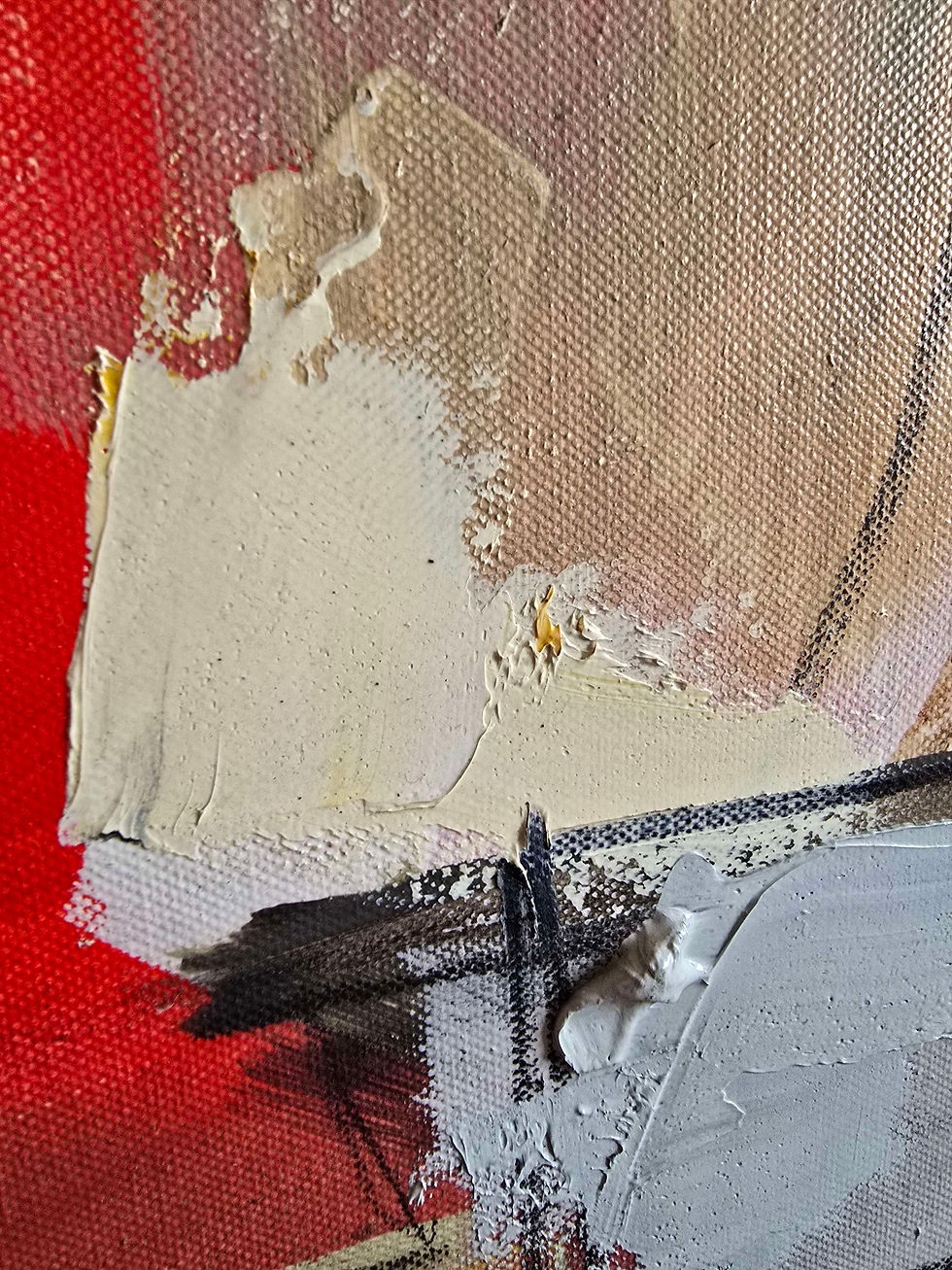 Thumbnail: Textured close-up of 'Untitled III' painting