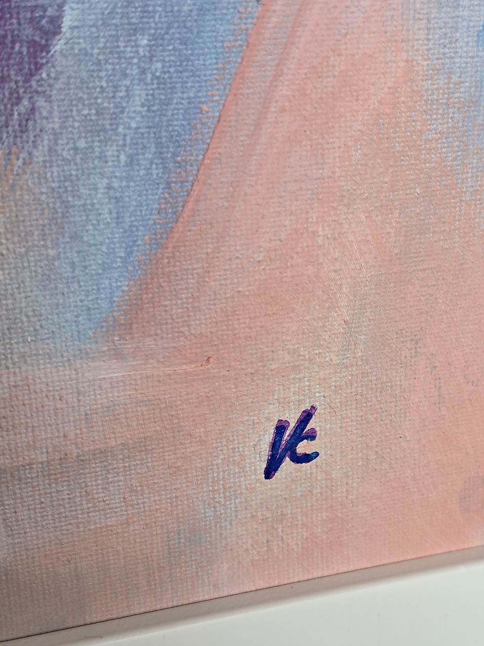 Thumbnail: Artist's signature VE on canvas