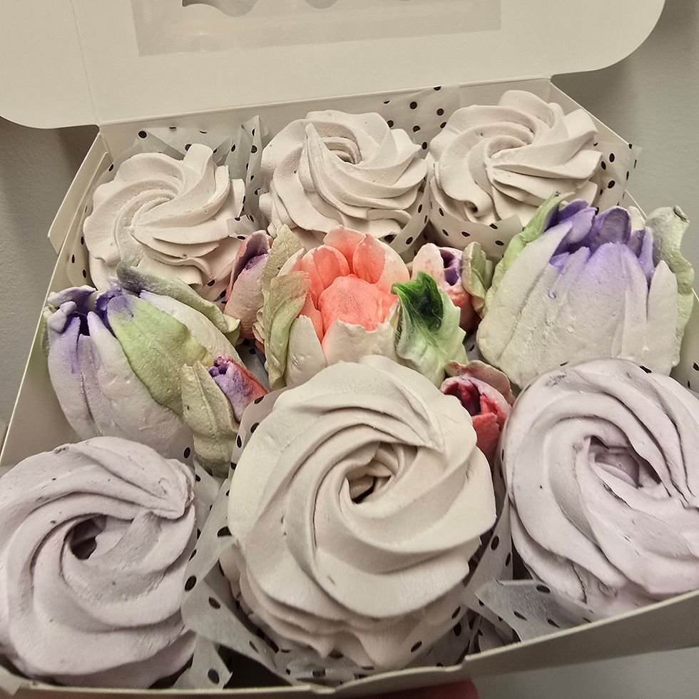 Thumbnail: Box of zefir flowers shaped like tulips