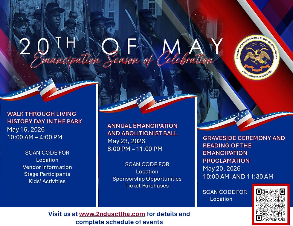 20th of May - Emancipation Season of Celebration