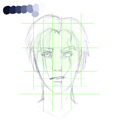 Sketch and Colour Palette