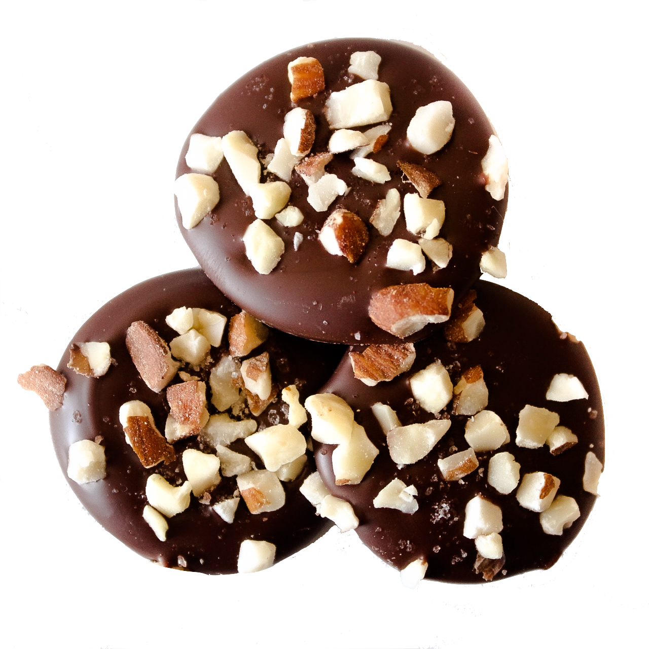 Sea Salt & Almond Chocolate Medallions