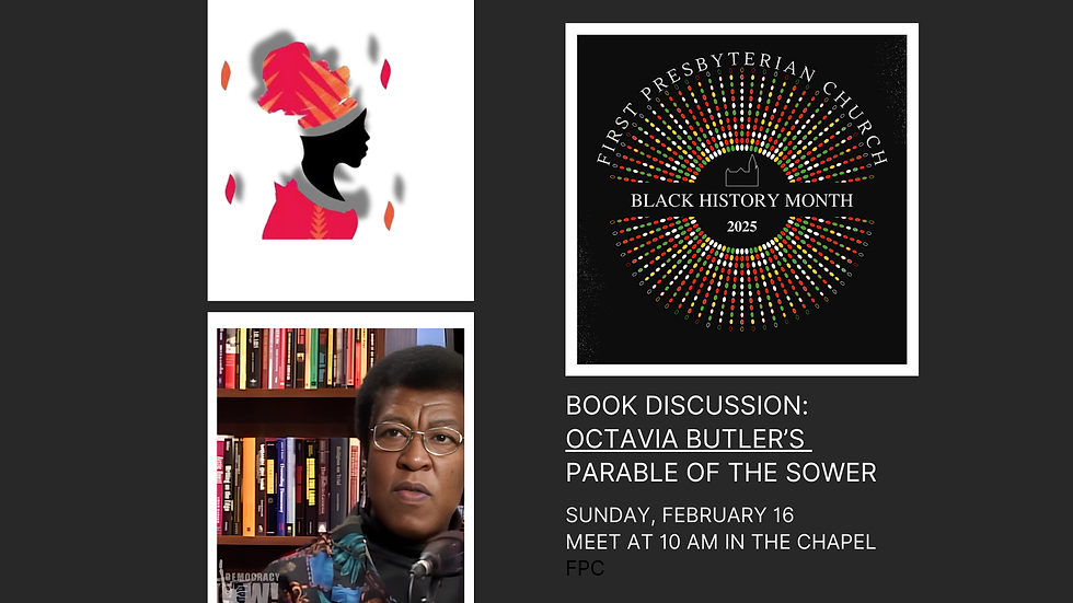 Book Discussion: Octavia Butlers Parable of the Sower