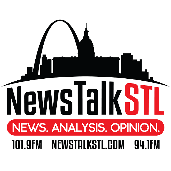 NewsTalkSTL logo with St. Louis skyline and Gateway Arch.
