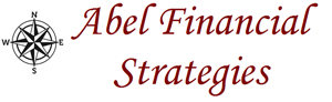 Abel Financial Strategies logo with a compass icon