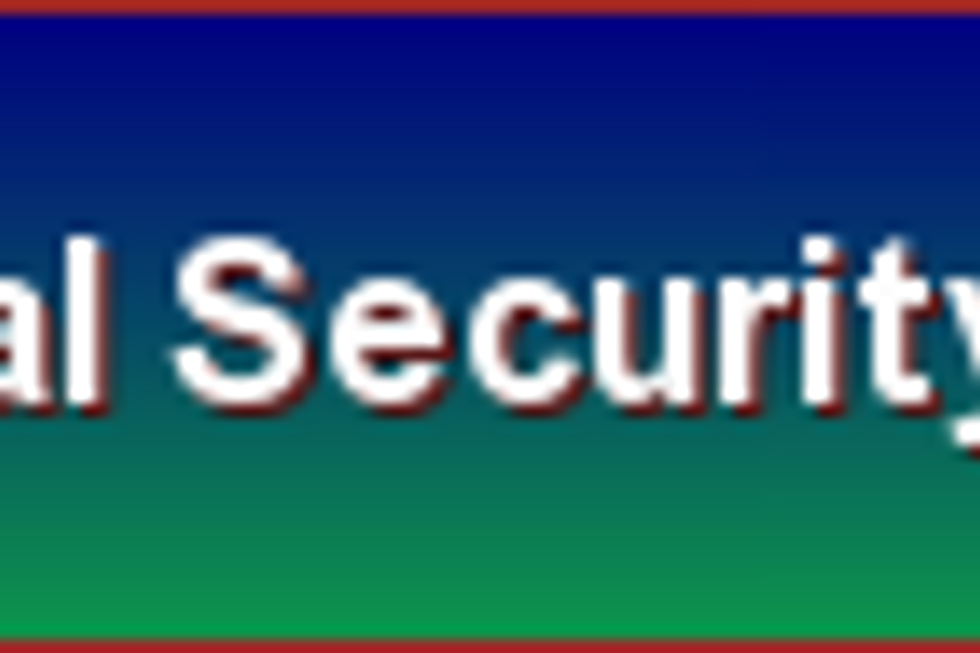 The word Security in white text on a blue and green background.