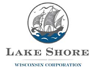 Lake Shore Wisconsin Corporation logo with a sailing ship.
