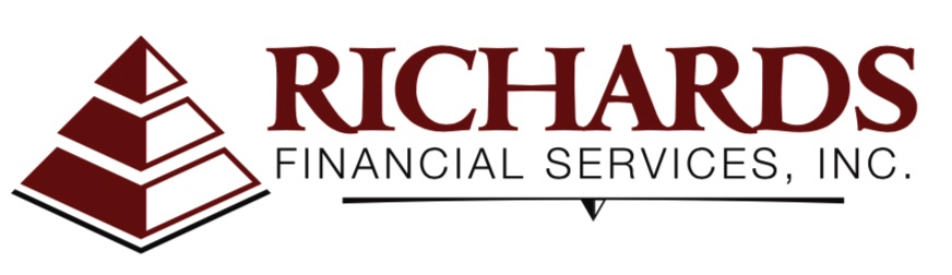 Richards Financial Services, Inc. logo with pyramid