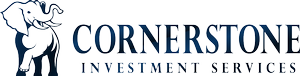Cornerstone Investment Services logo with elephant icon