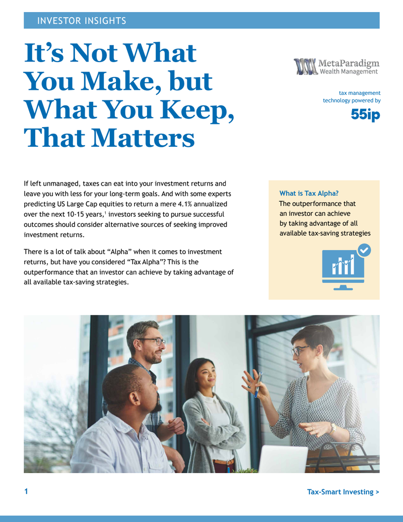 Tax Smart Investing