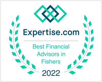 Expertise.com Best Financial Advisors in Fishers 2022 award badge