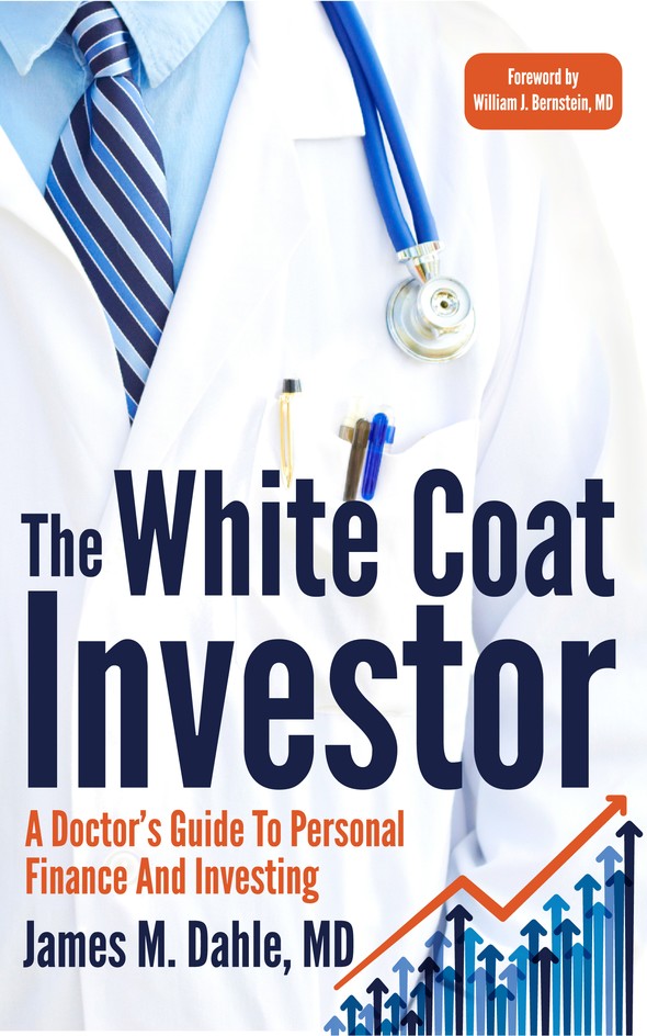 The White Coat Investor book cover by James M. Dahle, MD