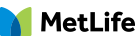 M-shaped logo with blue and green overlapping petals