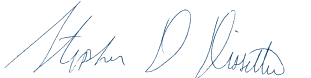 Signature of Stephen D. Rissetto