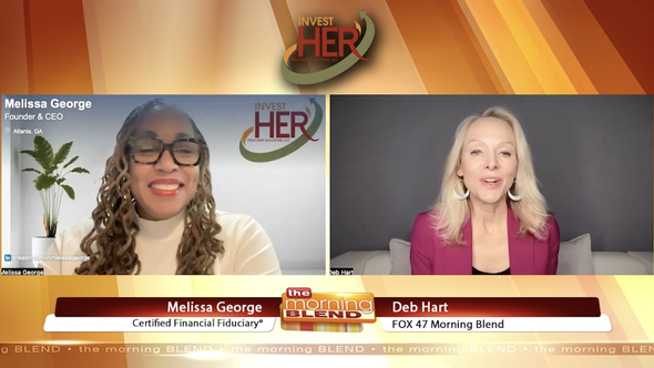 Melissa George and Deb Hart on FOX 47 Morning Blend.