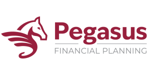 Pegasus Financial Planning logo with a winged horse icon