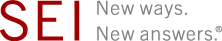 SEI logo with tagline: New ways. New answers.