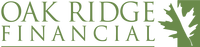 Oak Ridge Financial logo with a green oak leaf