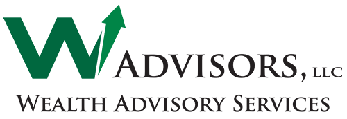 W Advisors Wealth Advisory Services logo with upward arrow
