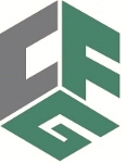CFG logo in green and gray hexagon shape
