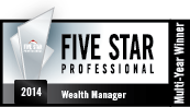 Five Star Professional 2014 Multi-Year Wealth Manager Winner