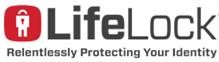 LifeLock logo with the text Protecting