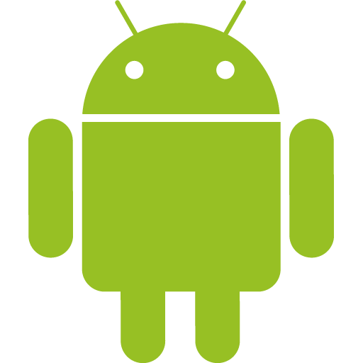 The green Android robot logo for mobile apps