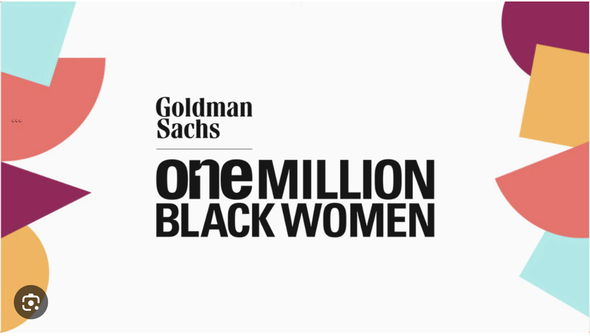 Goldman Sachs One Million Black Women initiative logo