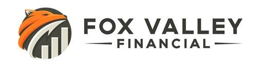 Fox Valley Financial logo with fox and bar chart icon