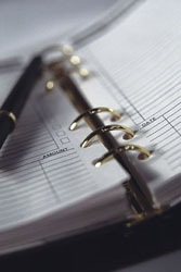 Financial advisors consulting with clients