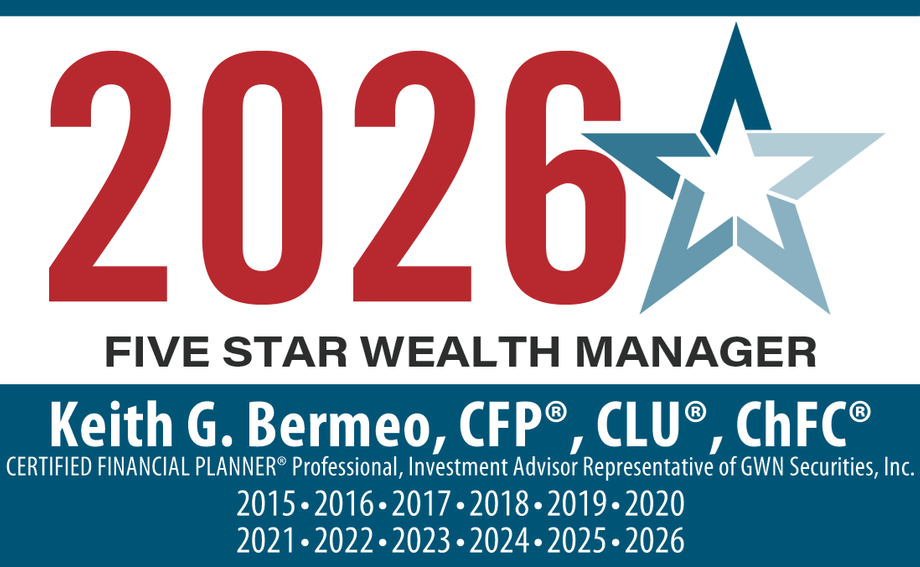 2026 Five Star Wealth Manager Award Keith G. Bermeo