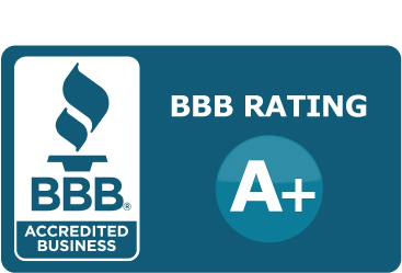 BBB Accredited Business with an A+ rating