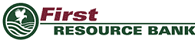 First Resource Bank logo with bird emblem