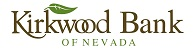 Kirkwood Bank of Nevada logo with leaf icon