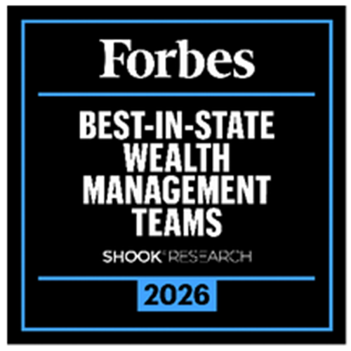 Named to the Forbes 2026 Best in State Wealth Management Team logo