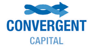 Convergent Capital logo with intertwined blue arrows